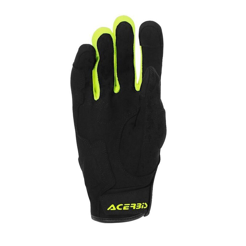 Guanti moto ACERBIS CE X-WAY - nero/giallo fluo
