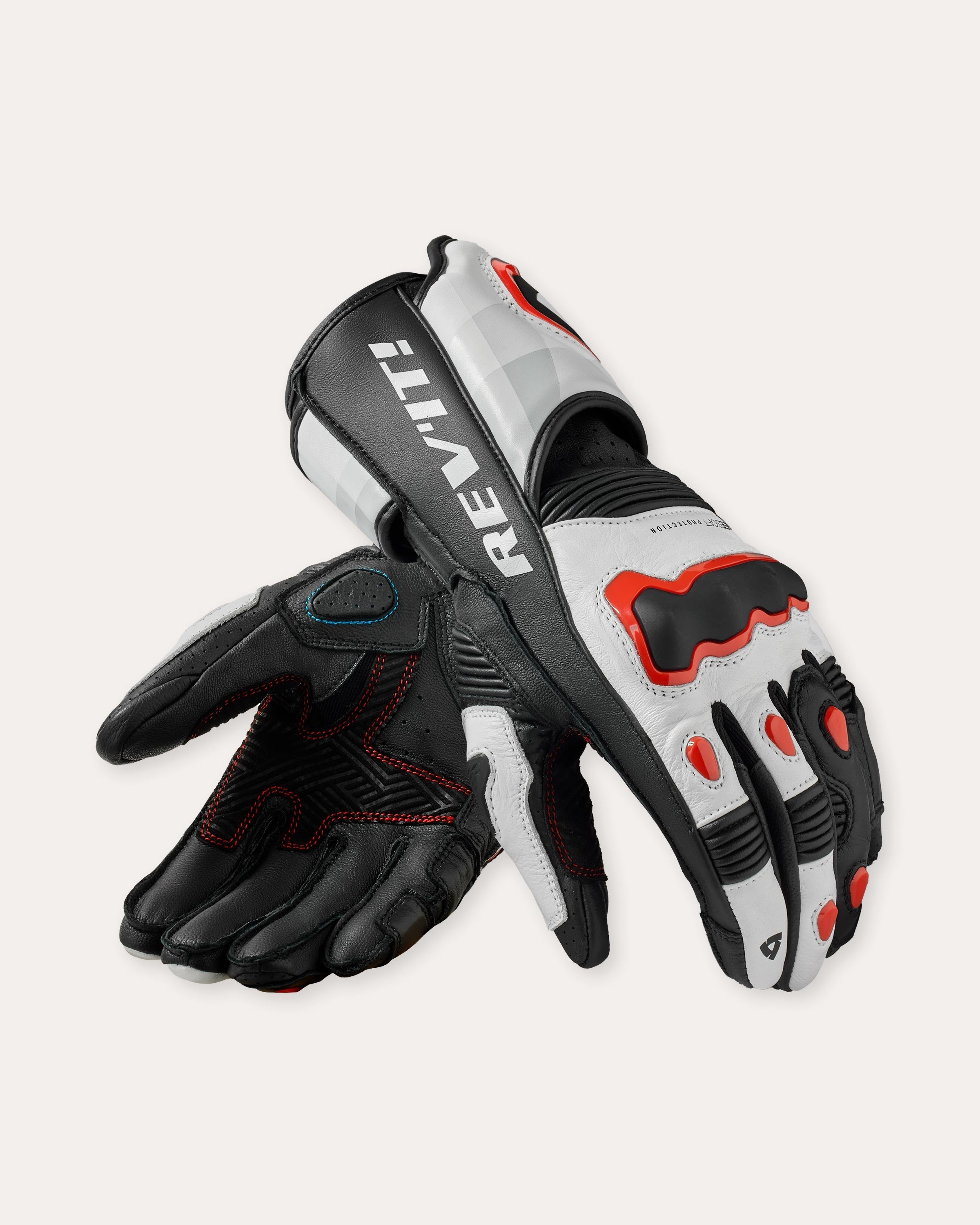 Guanti Rev'it! quantum 3 - Bianco rossi