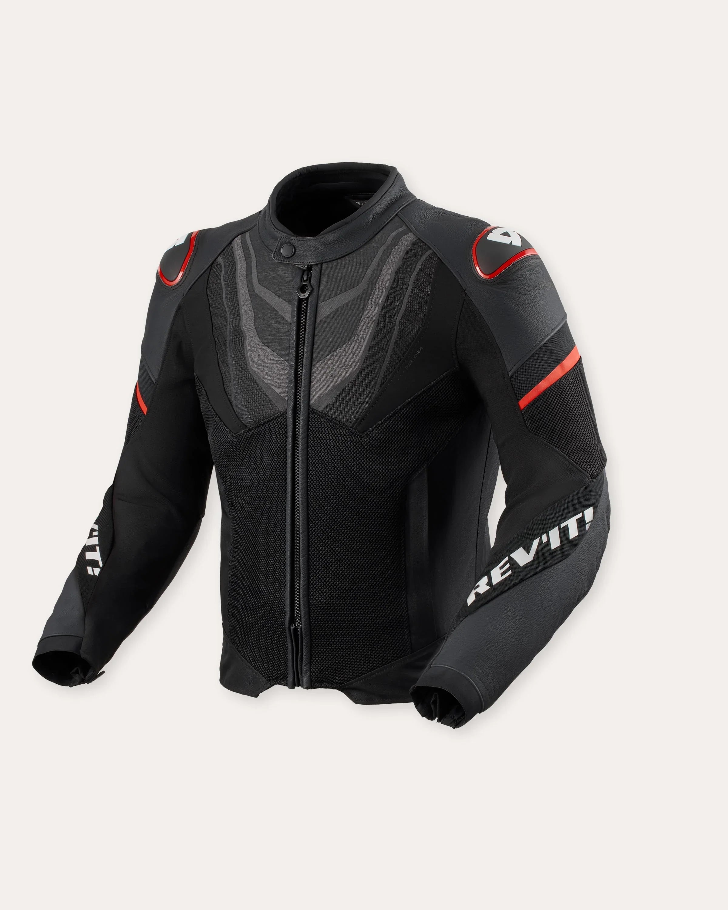 Giacca moto Rev'It! Mantis H2O - Nero Rosso