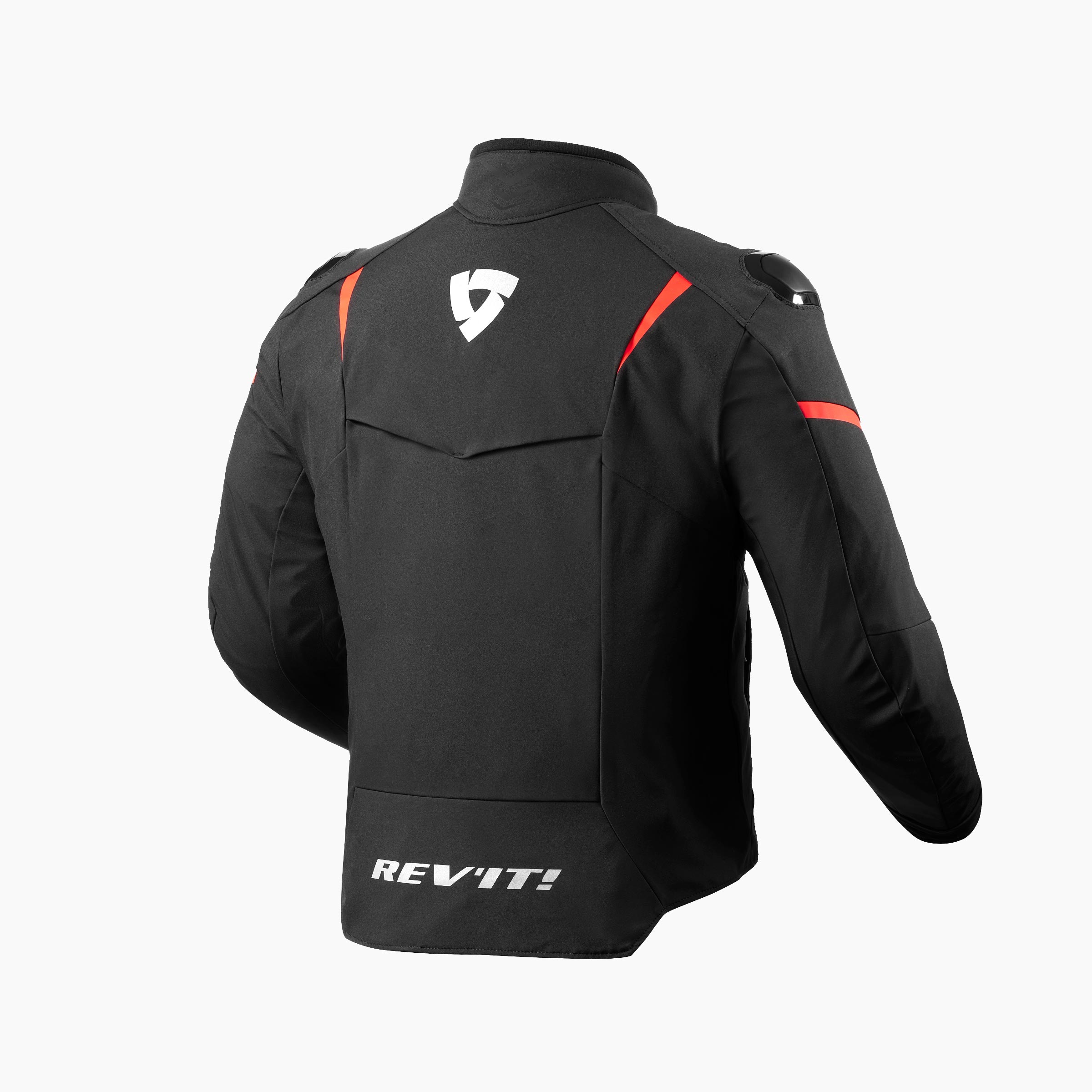Giacca estiva impermeabile Rev'it HYPERSPEED 2 H2O- nero/rosso