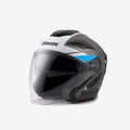 Casco jet BLAUER JJ01 - Titanio / Blu