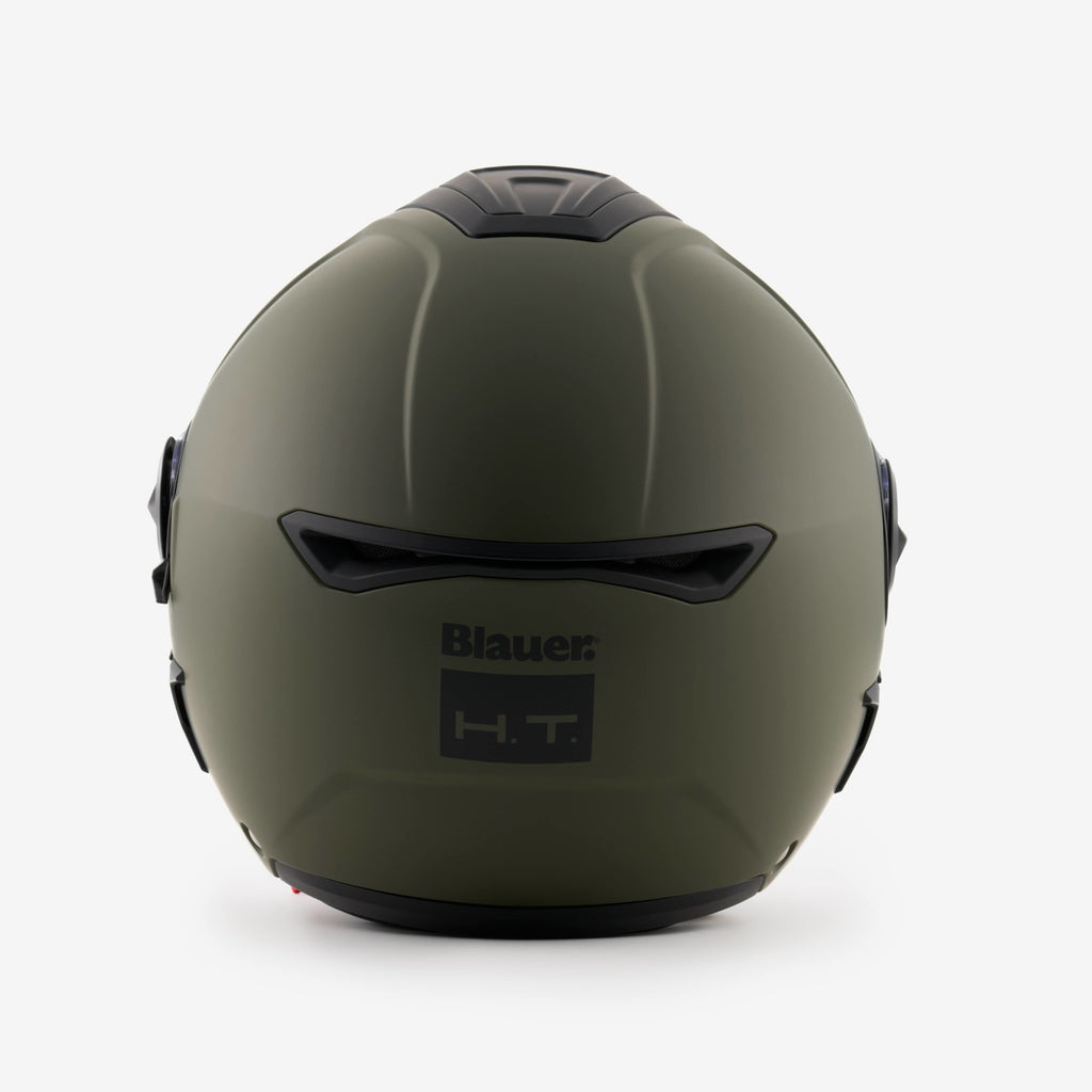 Casco demijet BLAUER DJ-01 MONO - verde