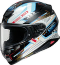 Casco integrale SHOEI NXR2 Arcane TC-10 Nero - Bianco - Blu