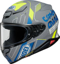 Casco integrale SHOEI NXR2 Accolade TC-10 Grigio Opaco - Giallo Fluo