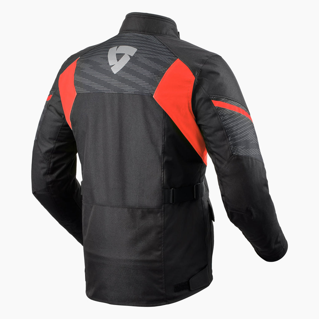 Giacca invernale Rev'it Duke H2O - nero/rosso
