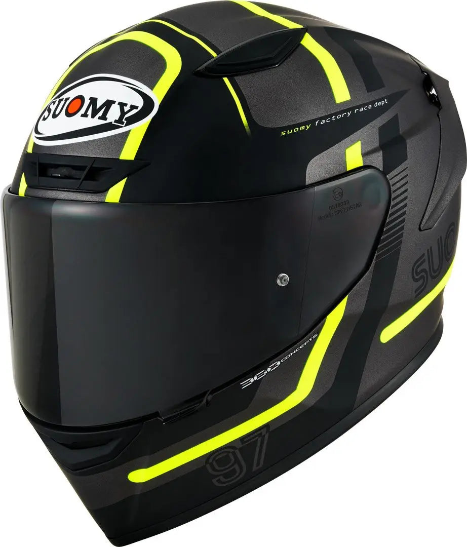 CASCO INTEGRALE SUOMY TRACK-1 NINETY SEVEN MATT