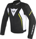 Giacca Dainese AVRO D2 TEX Nero - Bianco - Giallo Fluo