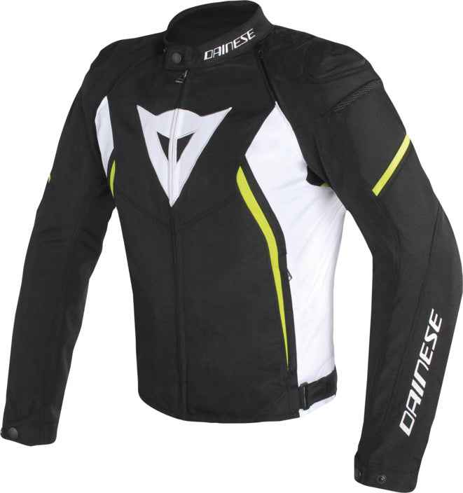 Giacca Dainese AVRO D2 TEX Nero - Bianco - Giallo Fluo