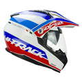 Casco integrale adventure CGM 666S Twin Hitrack - bianco/rosso/blu