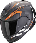 Casco Integrale Scorpion-exo 491 Kripta Nero - arancio