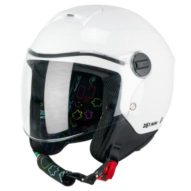 Casco jet bambino CGM 261A Mini Mono - bianco