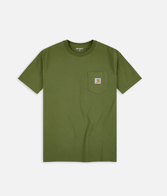 Carhartt T-shirt manica corta con taschino 1030434 1D0 kiwi