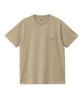 Carhartt T-shirt manica corta con taschino 1030434 0VZ ammonite