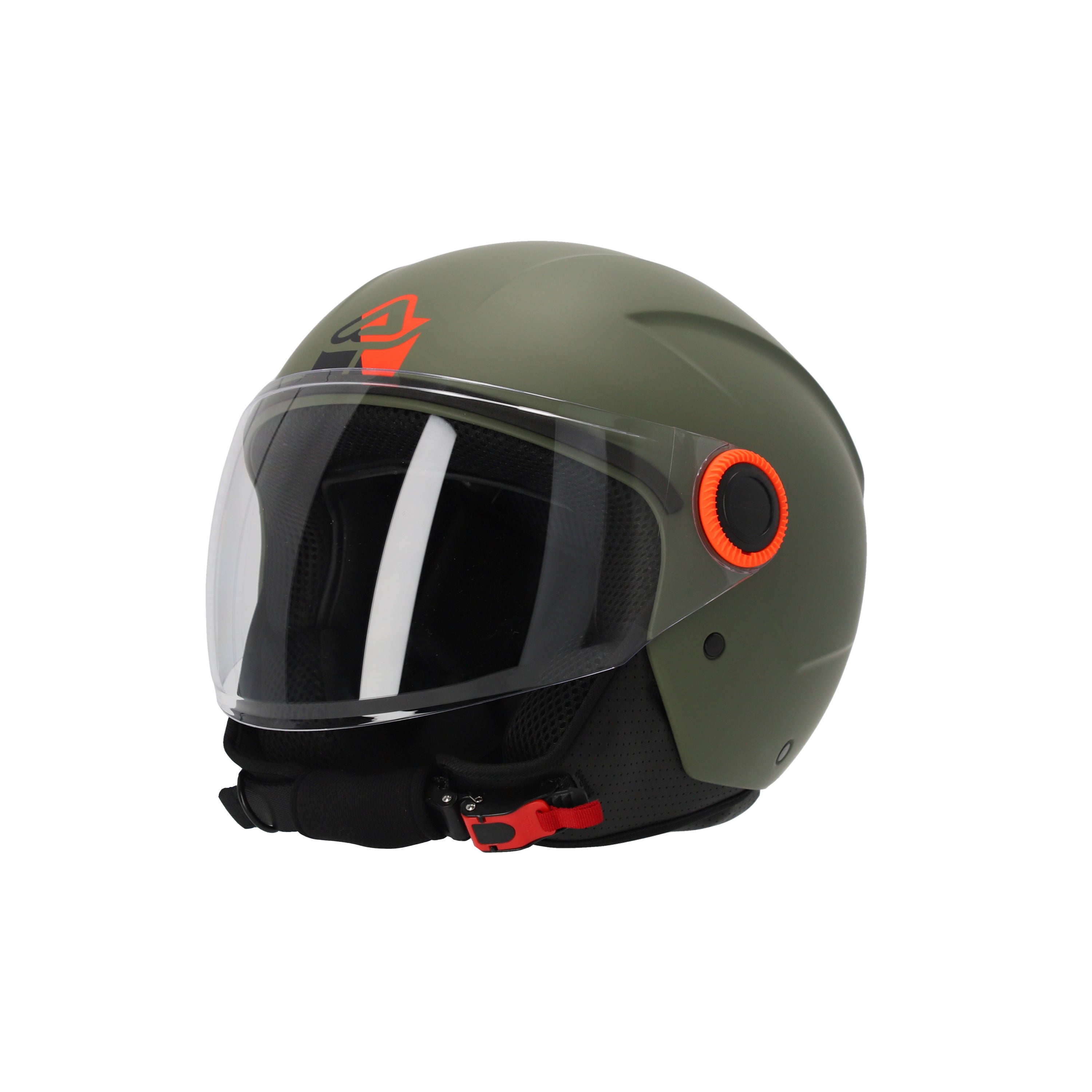 Casco Moto Jet Acerbis Brezza - Verde