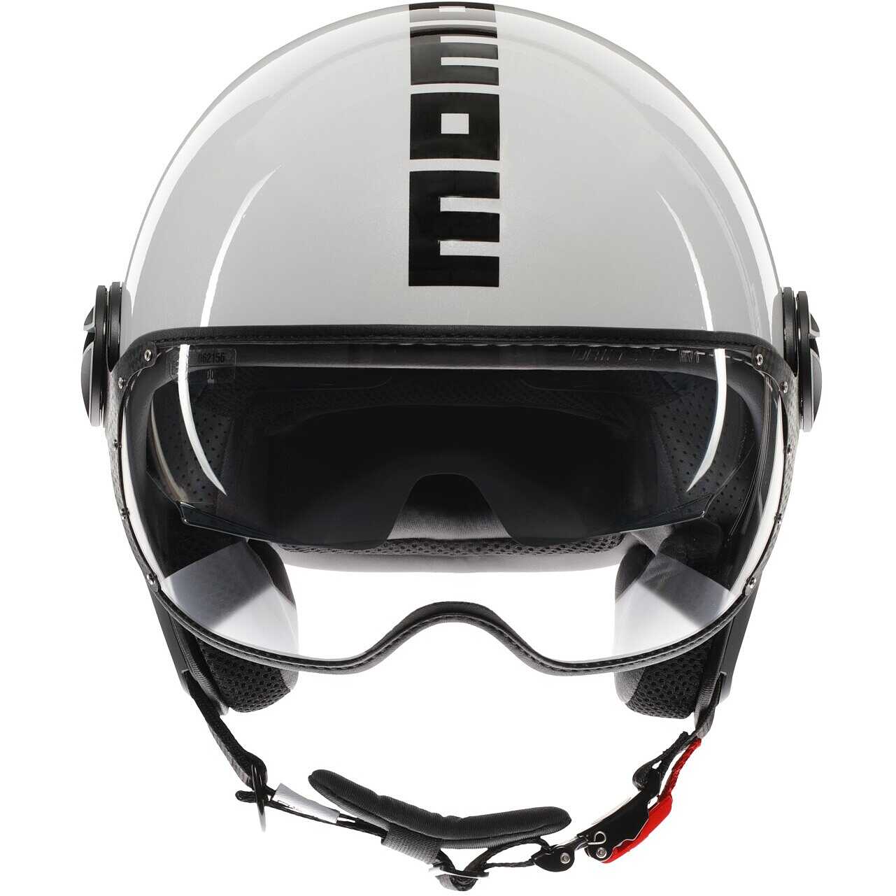 Casco moto Momo Design FGTR EVO 22.06 - bianco quarzo nero opaco