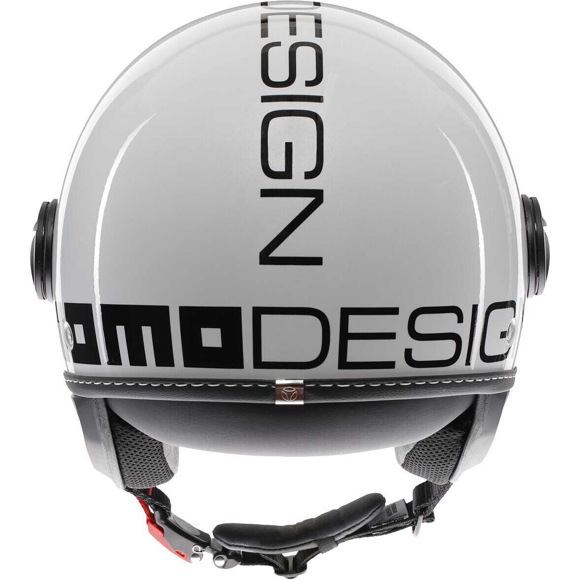 Casco moto Momo Design FGTR EVO 22.06 - bianco quarzo nero opaco