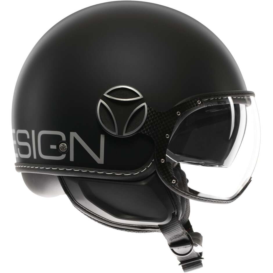 Casco moto Momo Design FGTR EVO 22.06 - nero opaco argento
