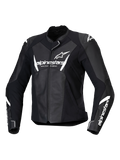 Giacca Moto Alpinestars Faster V3 Airflow Pelle - Nero / Bianco