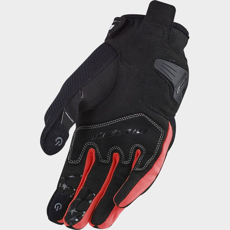 Guanti Primavera/Estate LS2 Dart 2 - Nero / Rosso