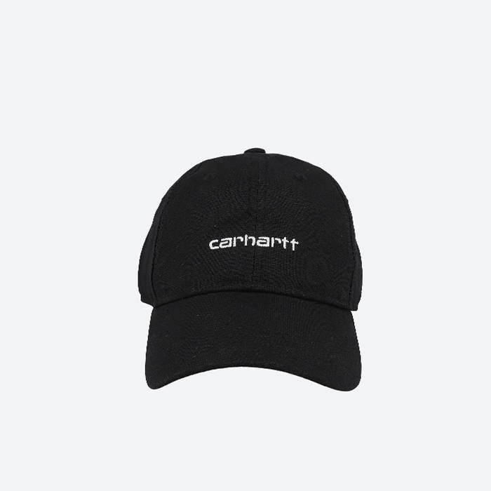 Carhartt Cappellino Script Canvas I028876 7 nero-bianco
