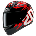 Casco integrale HJC C10 Diablo Mask - nero / rosso