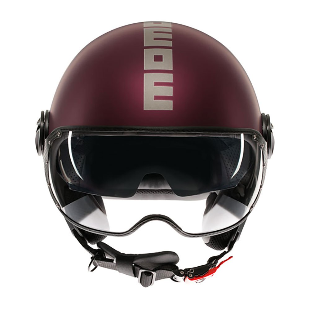 Casco moto Momo Design FGTR EVO 22.06 - amarena nero opaco