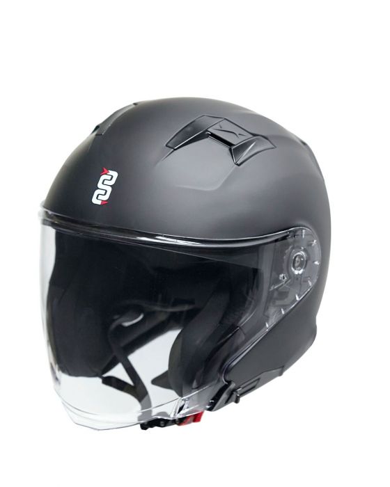 Casco jet OJ Scatto - Nero