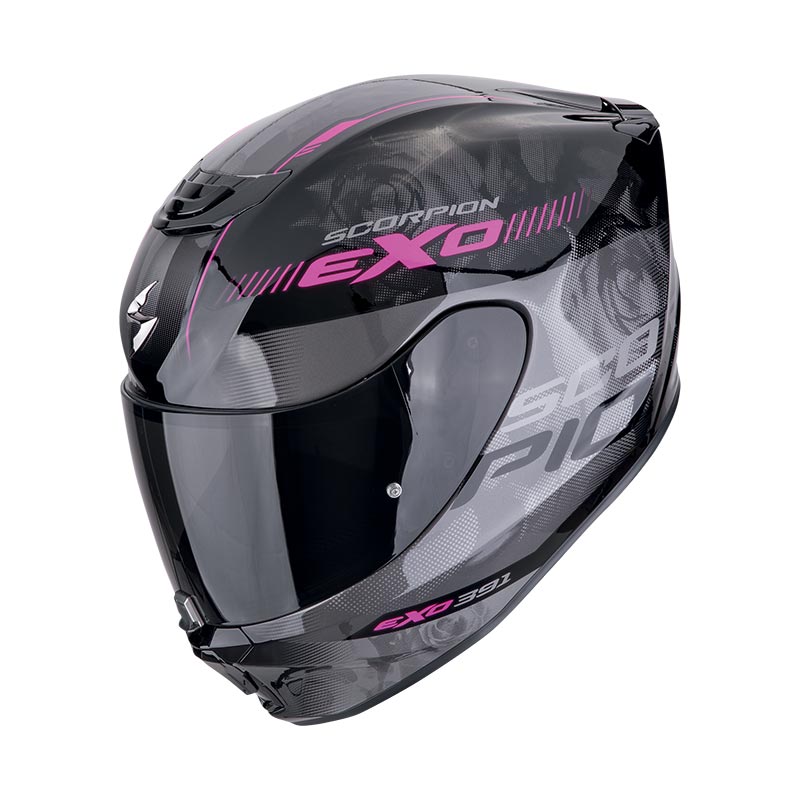 Casco Integrale Scorpion exo AVA 391 - Nero / Rosa