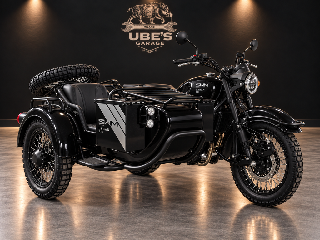 SWM SIDECAR URBAN 525 - NERO